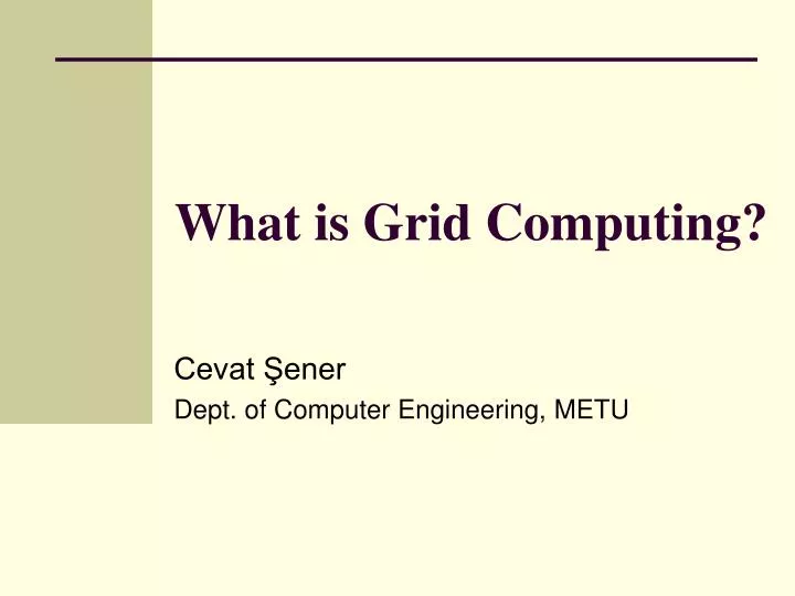 what is grid computing