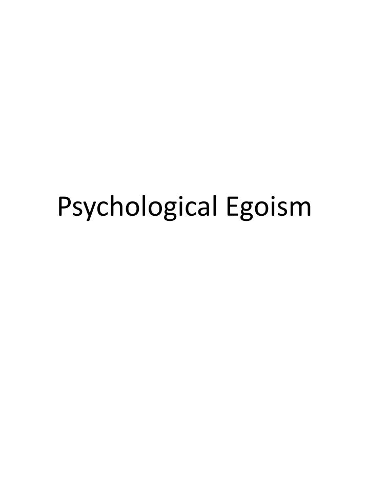 psychological egoism