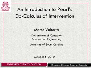 An Introduction to Pearl’s Do-Calculus of Intervention