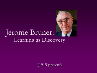 Jerome Bruner: