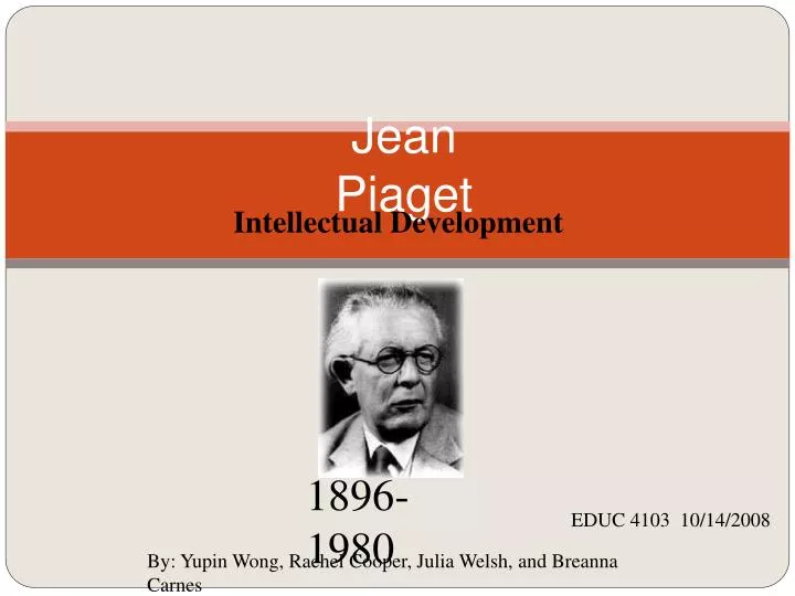 Jean Piaget - Biography, Facts and Pictures