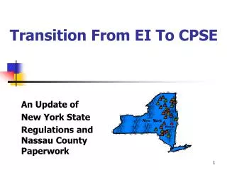Transition From EI To CPSE