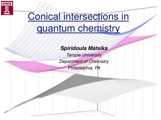 Conical intersections in quantum chemistry