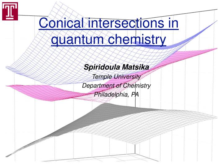 conical intersections in quantum chemistry