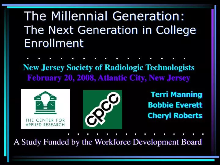 the millennial generation the next generation in college enrollment