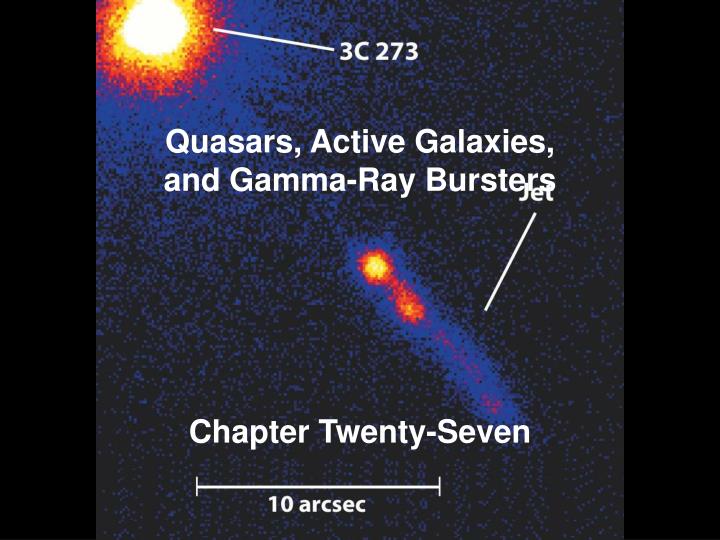 quasars active galaxies and gamma ray bursters
