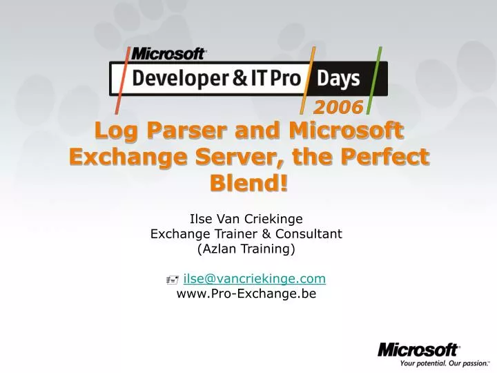 log parser and microsoft exchange server the perfect blend