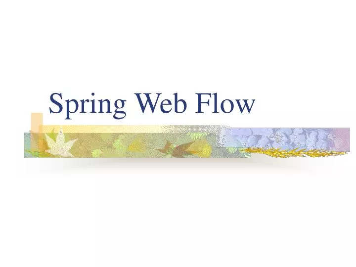 spring web flow