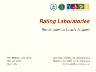 Rating Laboratories
