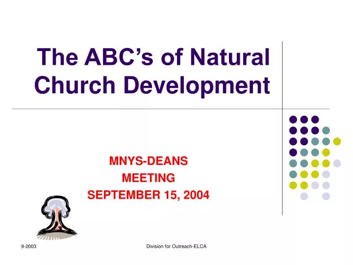 the abc s of natural church development