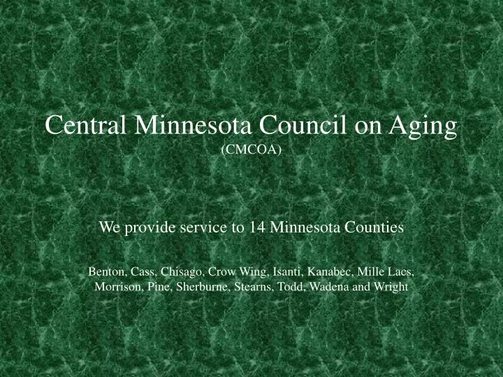 central minnesota council on aging cmcoa