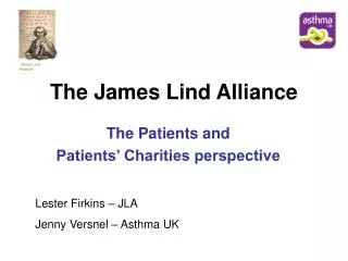 The James Lind Alliance