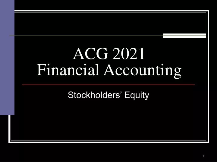 acg 2021 financial accounting