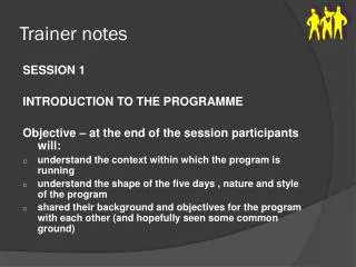 trainer notes