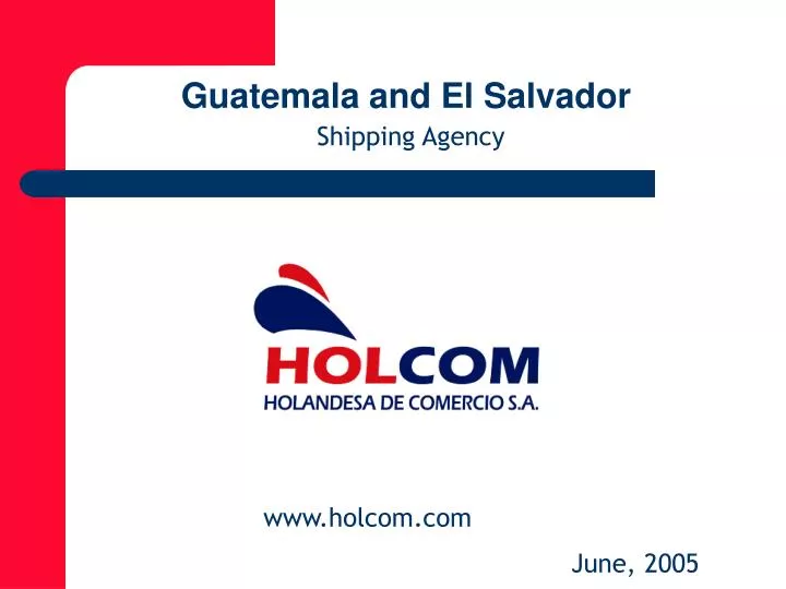 guatemala and el salvador shipping agency