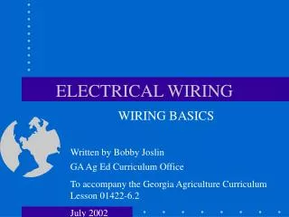 ELECTRICAL WIRING