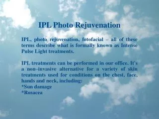 Dr Kris Reddy Reviews IPL Photo Rejuvenation