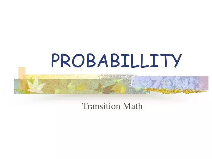 probabillity