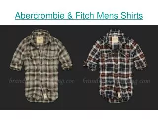 Abercrombie & Fitch Mens Shirts