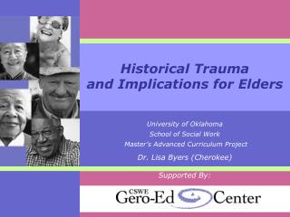 Historical Trauma and Implications for Elders