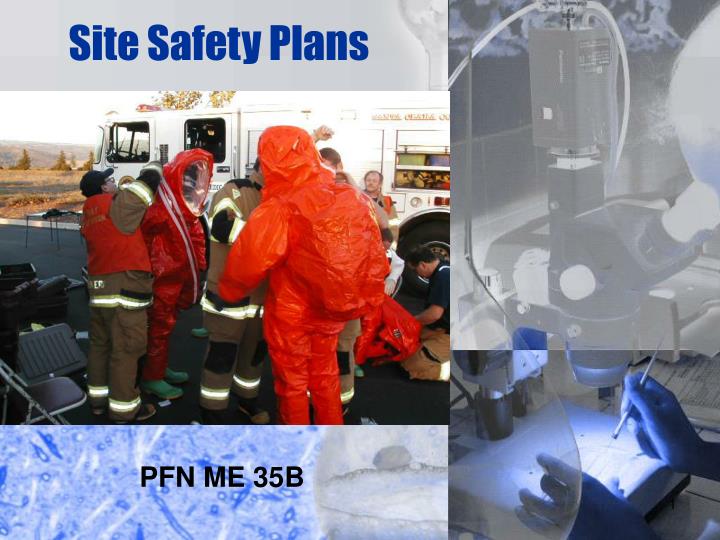 site safety plans