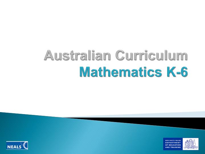 australian curriculum mathematics k 6