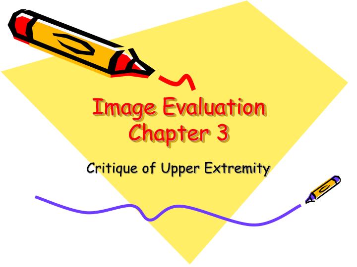 image evaluation chapter 3
