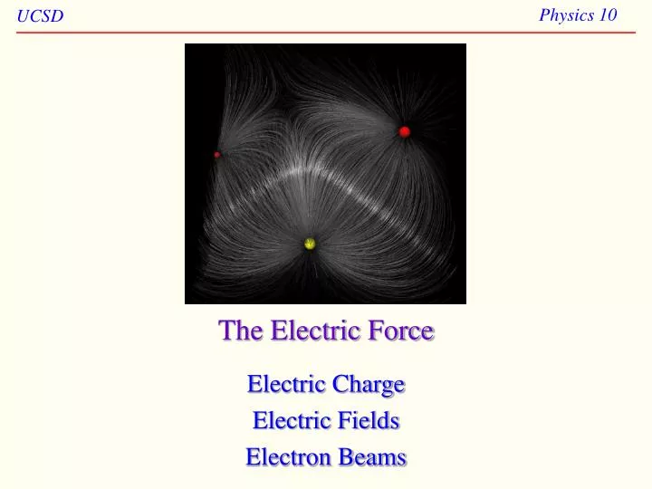 the electric force
