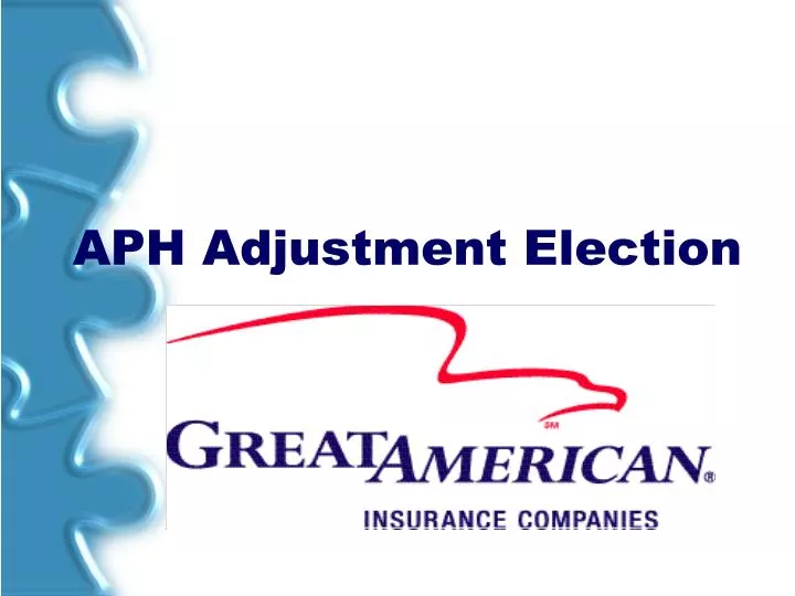 aph adjustment election