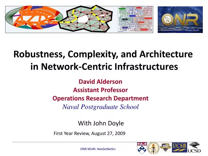 robustness complexity and architecture in network centric infrastructures