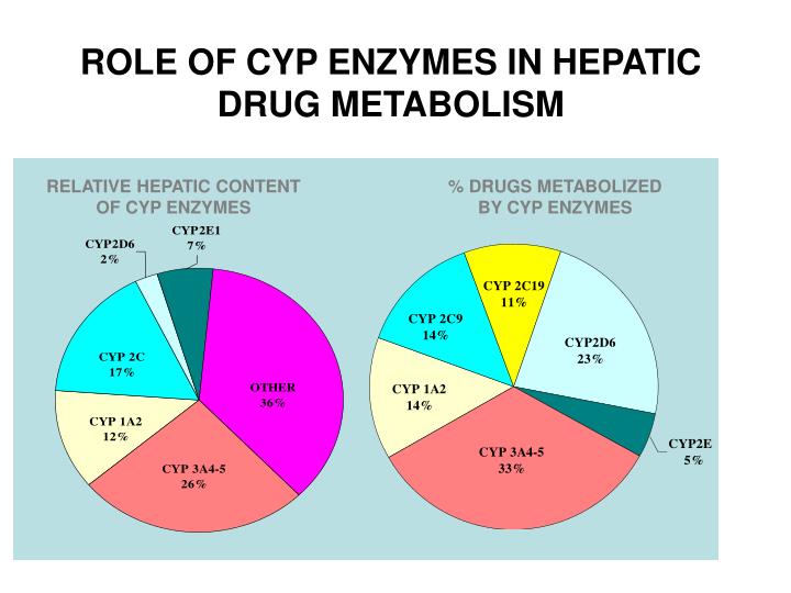 role of cyp enzymes in hepatic drug metabolism