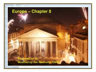 Europe – Chapter 8