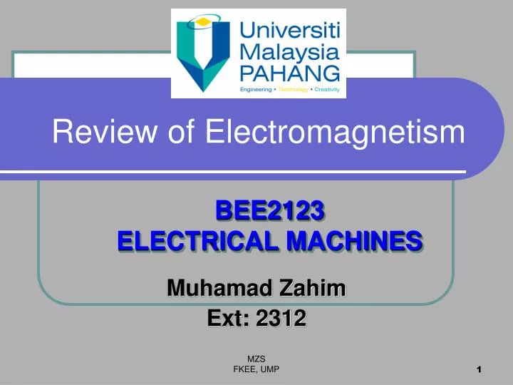 review of electromagnetism