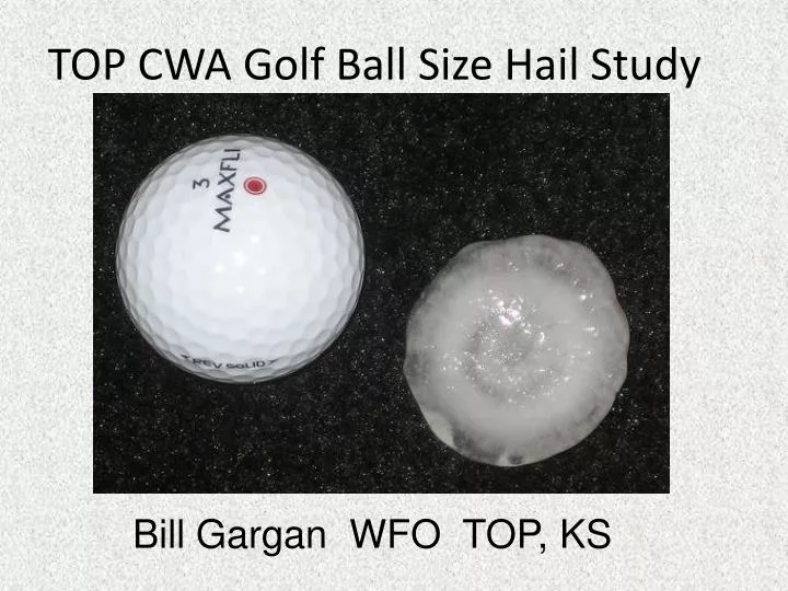 top cwa golf ball size hail study