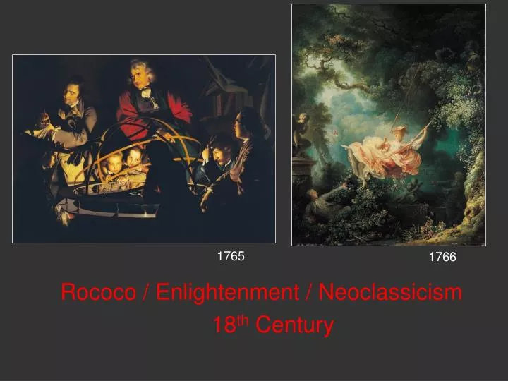 rococo enlightenment neoclassicism 18 th century
