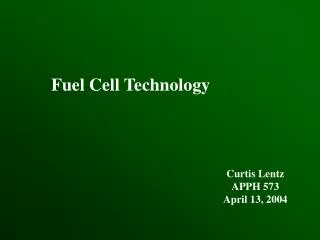 Fuel Cell Technology