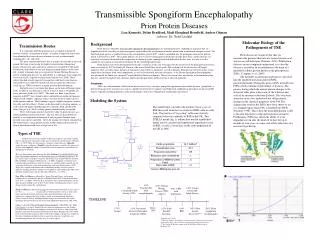 Transmissible Spongiform Encephalopathy Prion Protein Diseases Lisa Kennedy, Dylan Bradford, Madi Hoagland Henefield, An