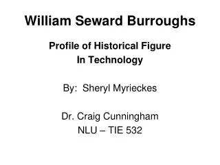 William Seward Burroughs