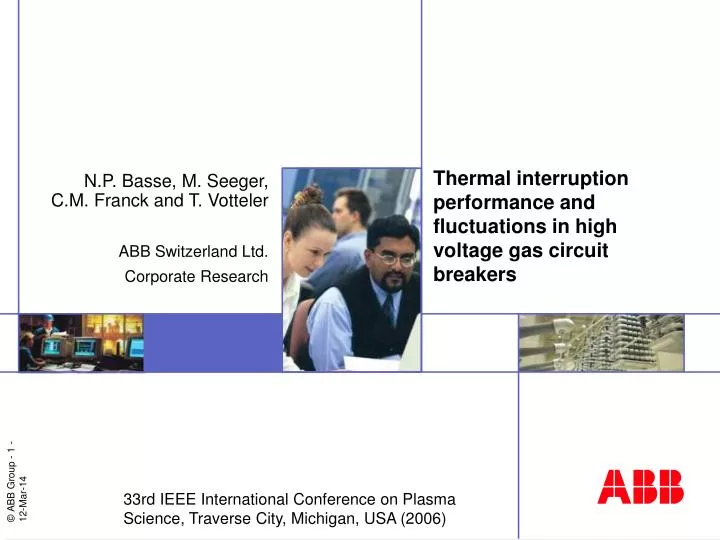 thermal interruption performance and fluctuations in high voltage gas circuit breakers