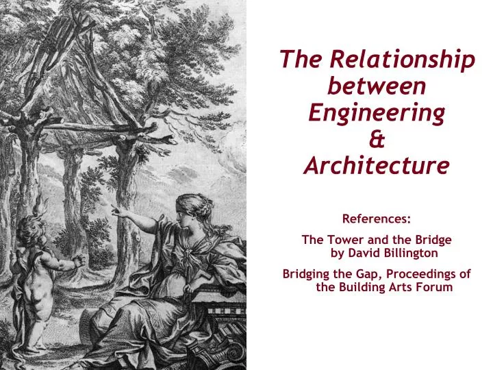 the relationship between engineering architecture
