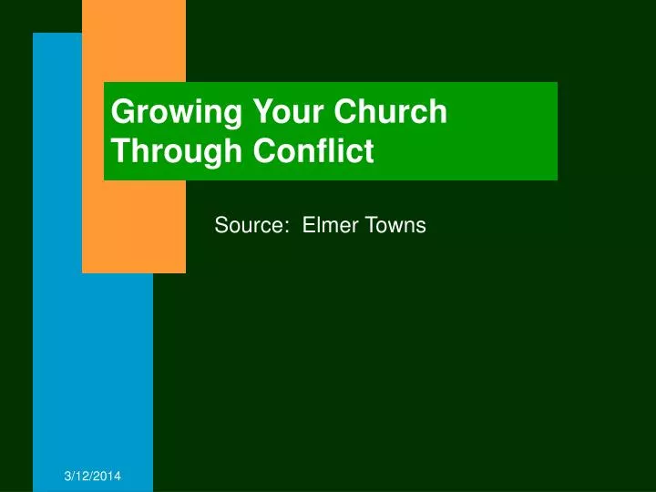 growing your church through conflict