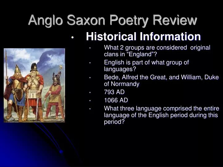 anglo saxon poetry review