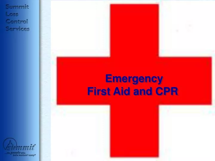 emergency first aid and cpr