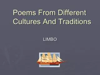 Poems From Different Cultures And Traditions