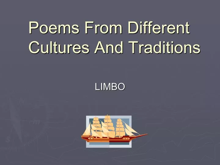 poems from different cultures and traditions