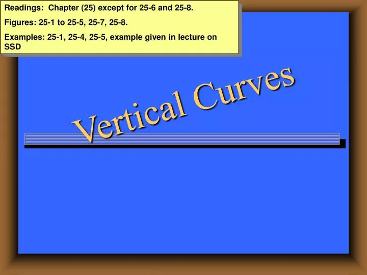 vertical curves