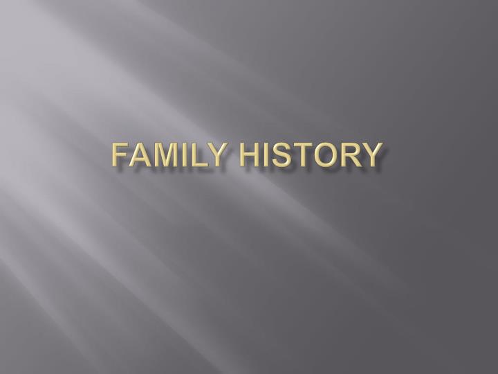 family history