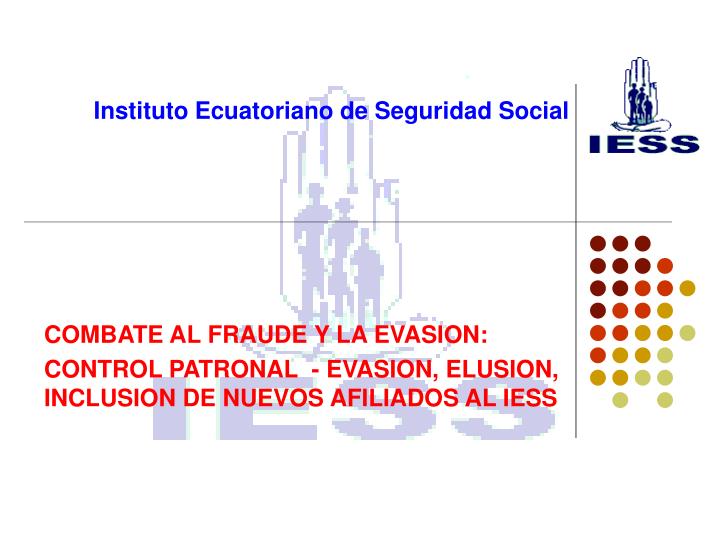 instituto ecuatoriano de seguridad social