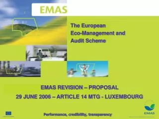 The European Eco-Management and Audit Scheme