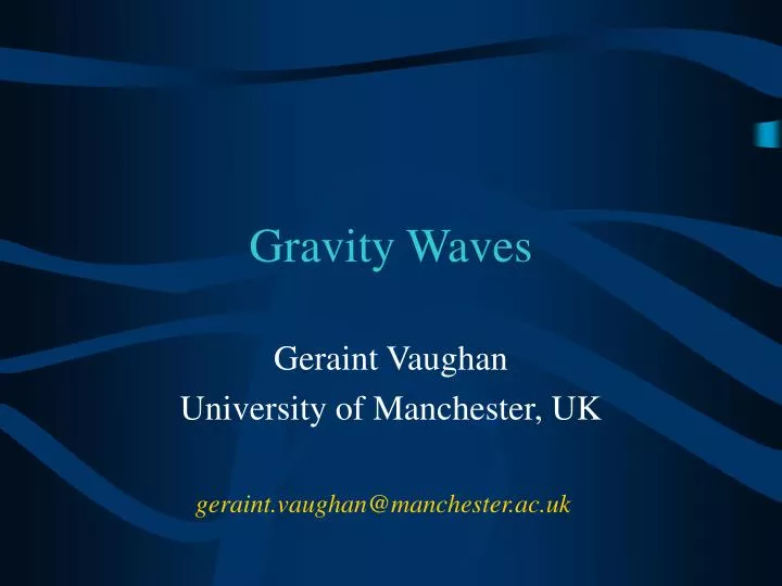 gravity waves